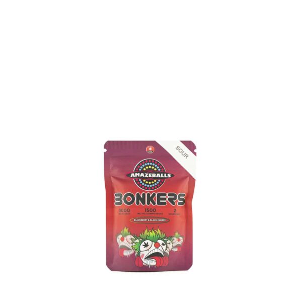 Amazeballs Sour Blackberry & Black Cherry Bonkers Gummies