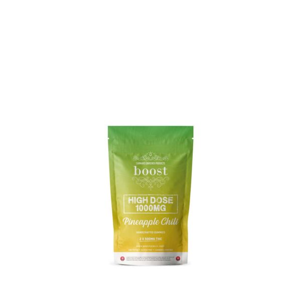 Boost High Dose THC Pineapple Chili Gummies
