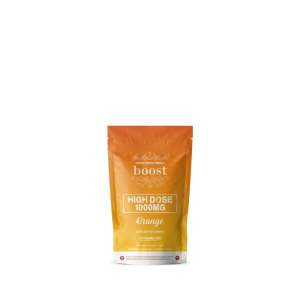 Boost High Dose THC Orange Gummies