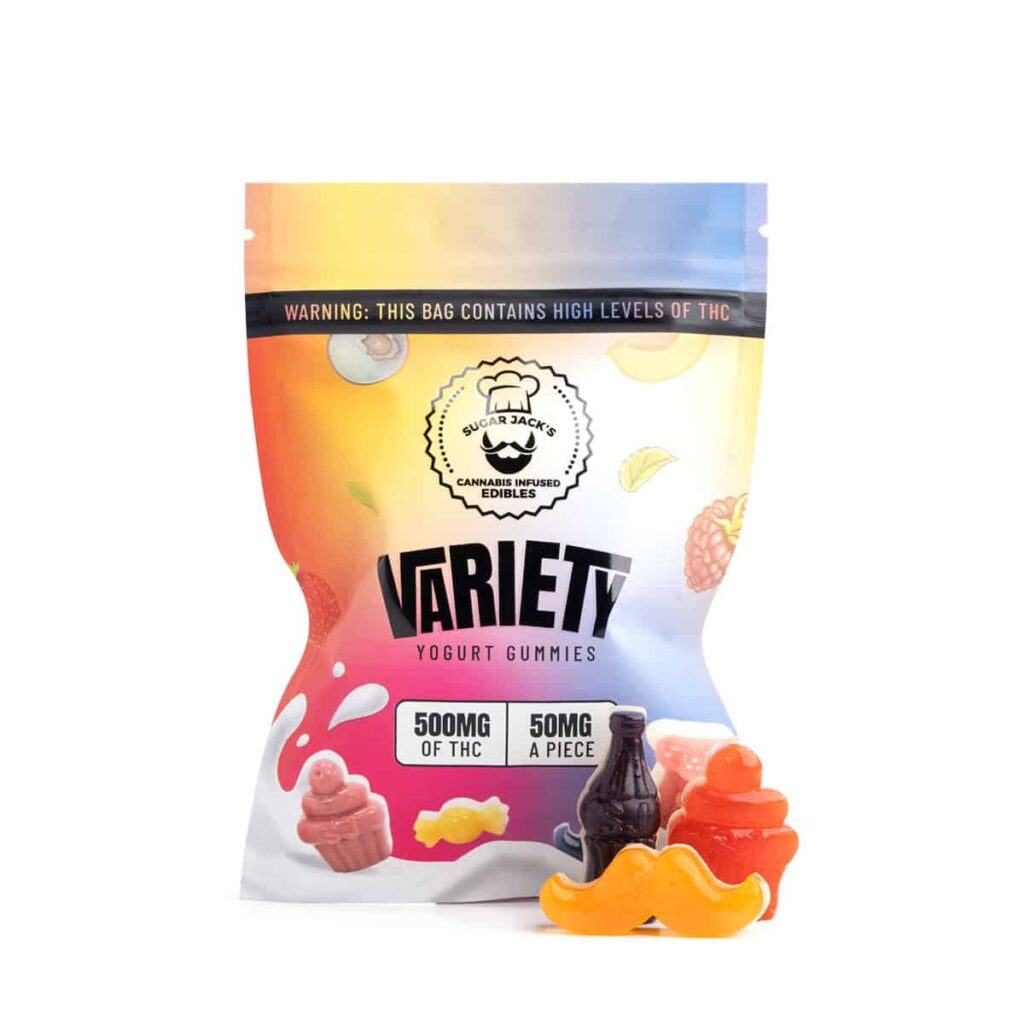 Sugar Jack's Variety THC Yogurt Gummies