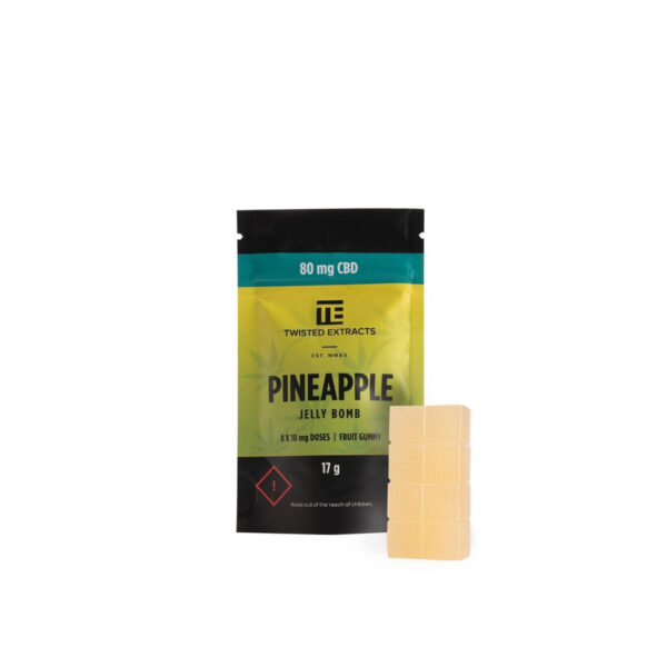 Twisted Extracts Pineapple CBD Jelly Bomb